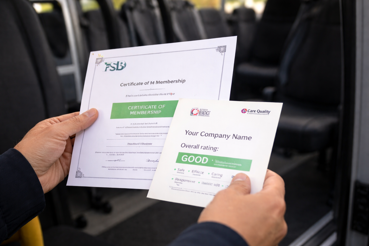 FSB and Care Quality certificates