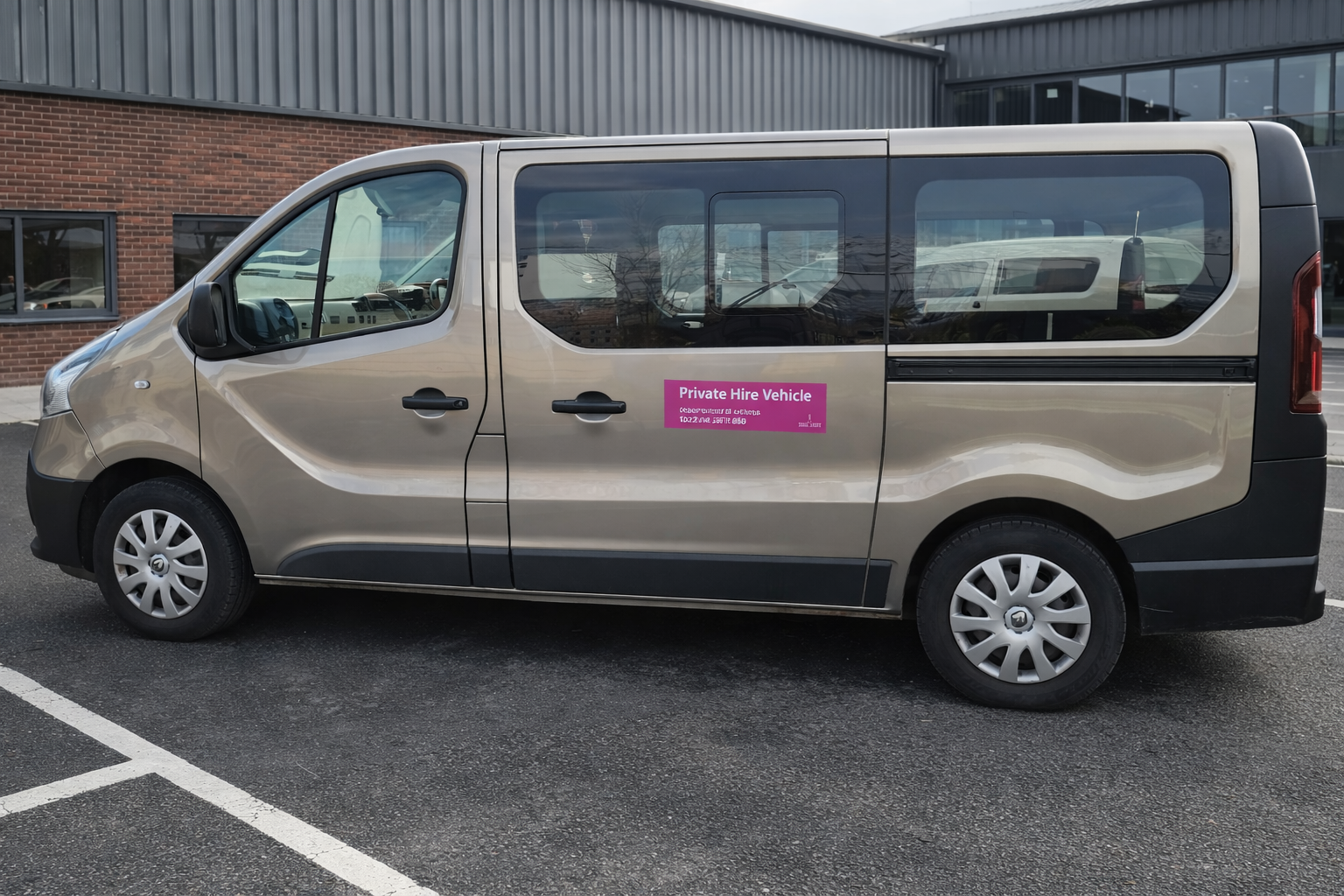 Private hire minibus